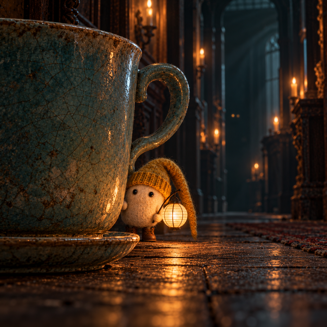 The house grows stranger when its traveler stays tiny. · 图片 4