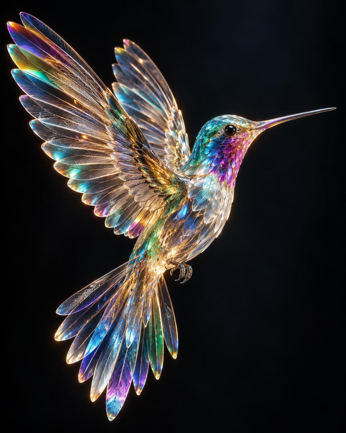 Want glass that glows from inside? Tell the model where the light lives. · 图片 2