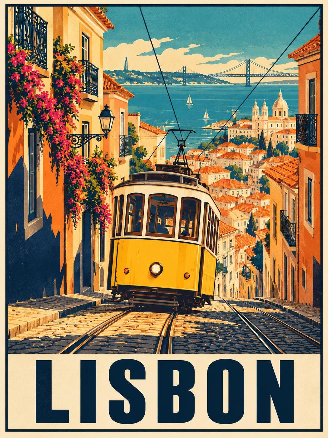 One poster template, four cities. Swap the city and scene, and the palette, border and… · 图片 2