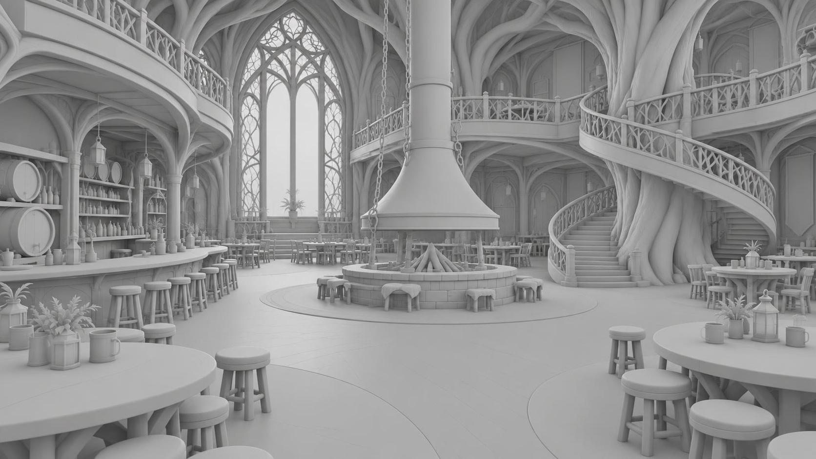 My agent asked for a tavern inside a giant tree. · 图片 2