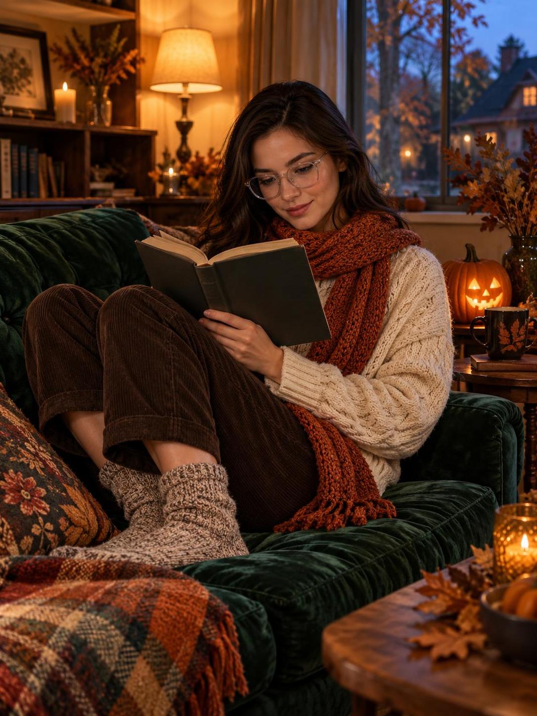 Halloween eve, and she never left the reading nook. · 图片 1