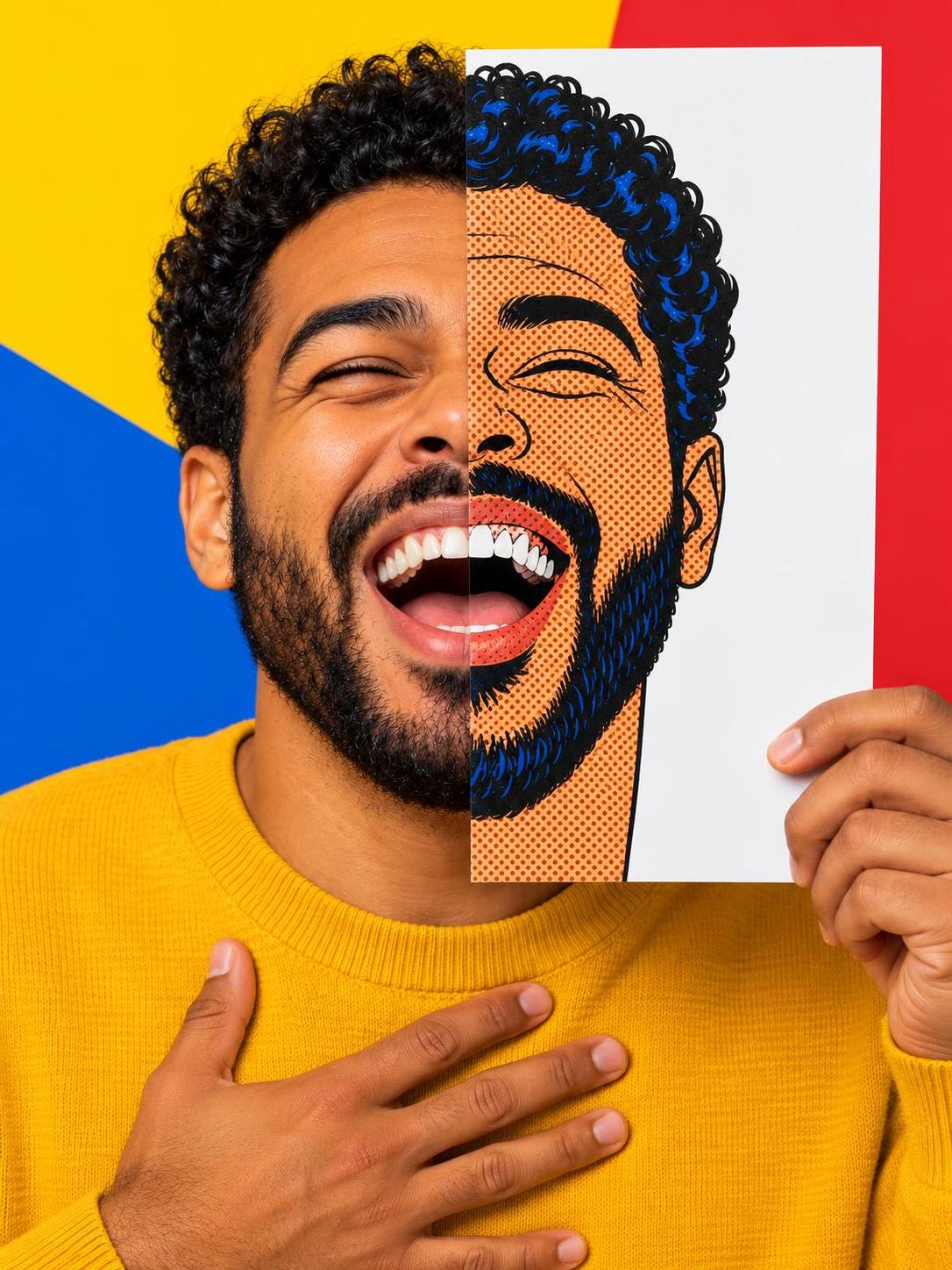 Which half is real? · 图片 2