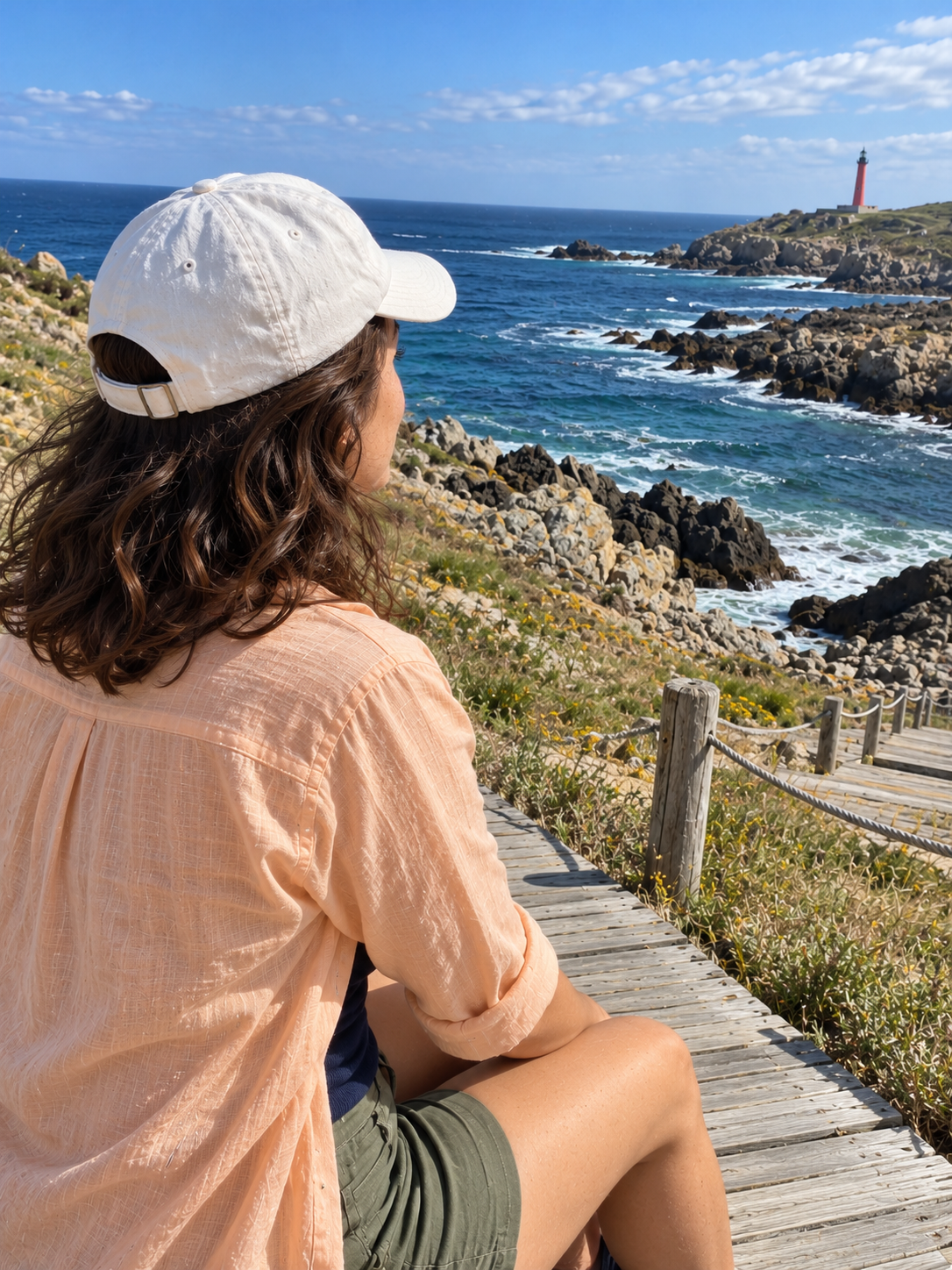 Keep the windblown hair and the off-center horizon for a beach trip that feels like a… · 图片 3