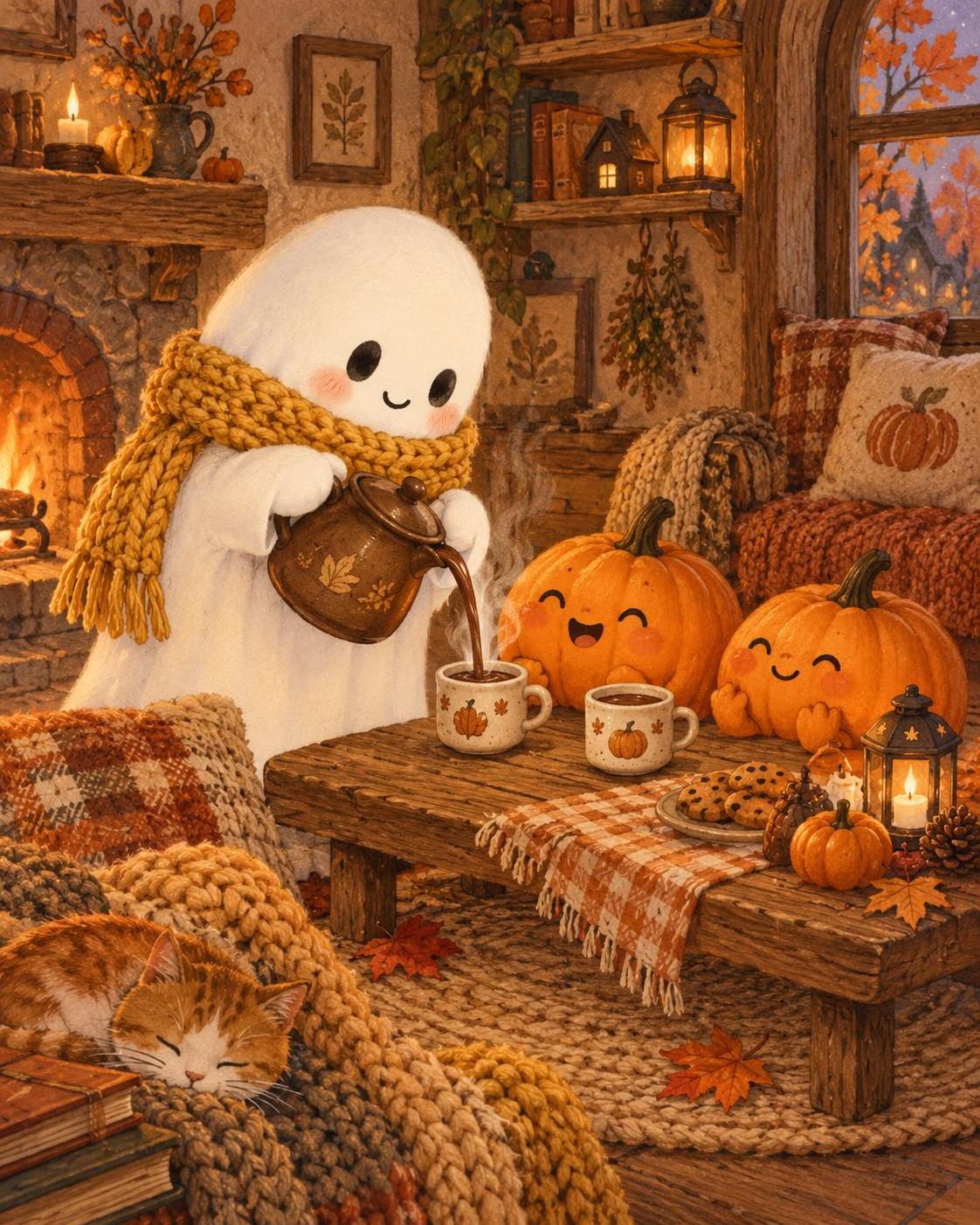 Halloween, but cozy. ยท ๅพ็ 1
