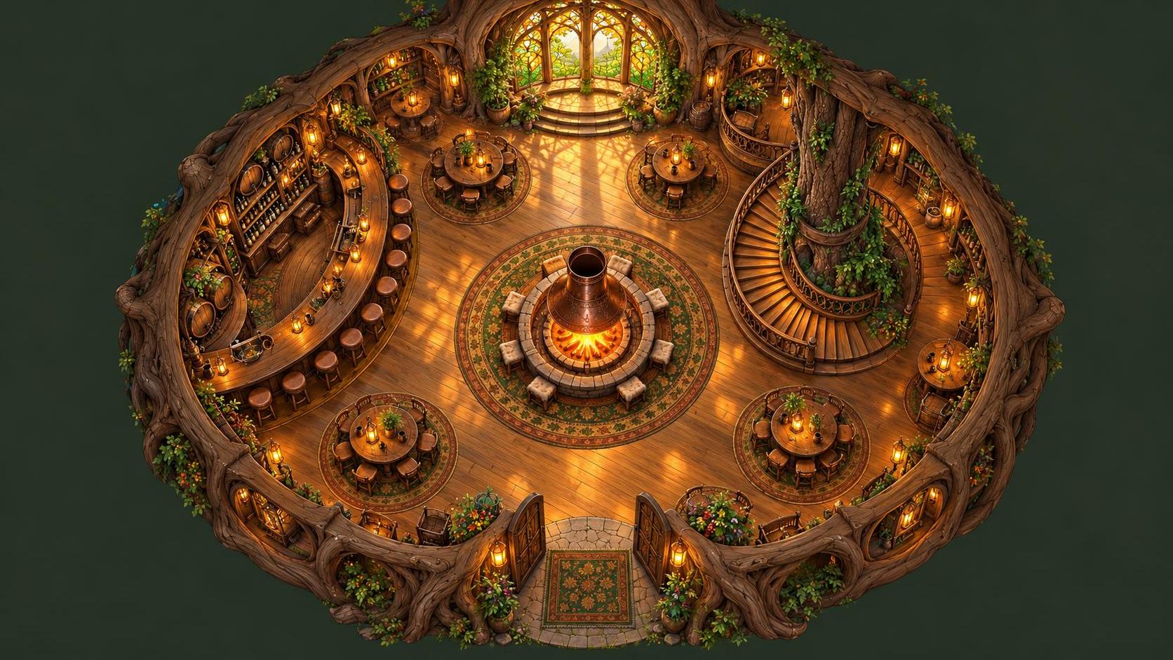 My agent asked for a tavern inside a giant tree. · 图片 3