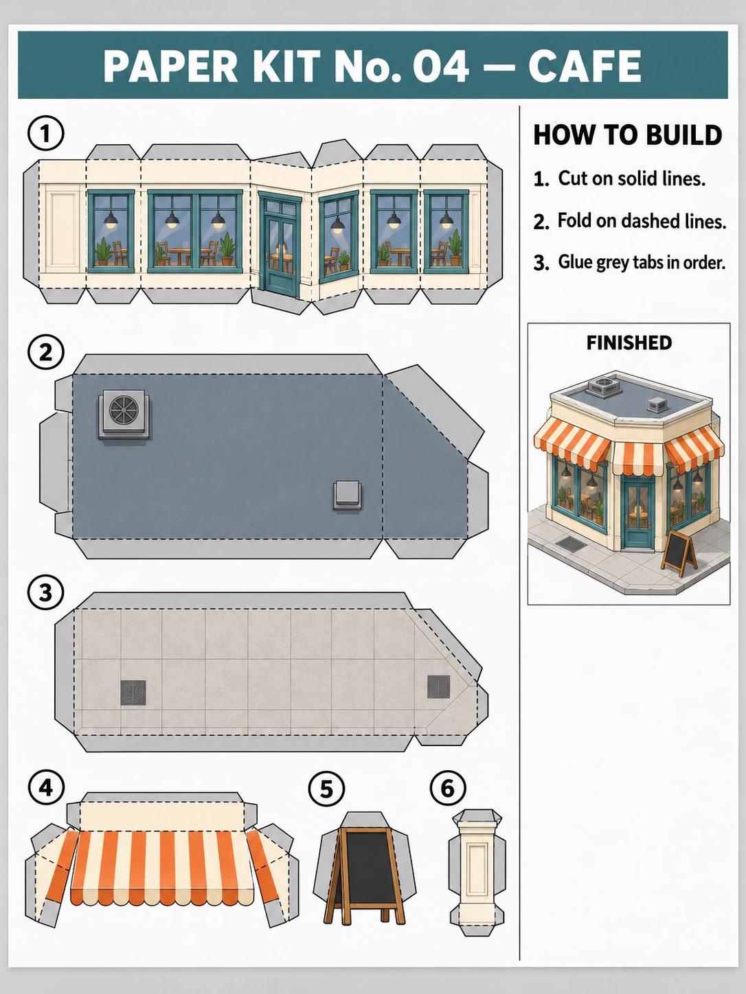 Print it, cut it, fold it, glue it. · 图片 4