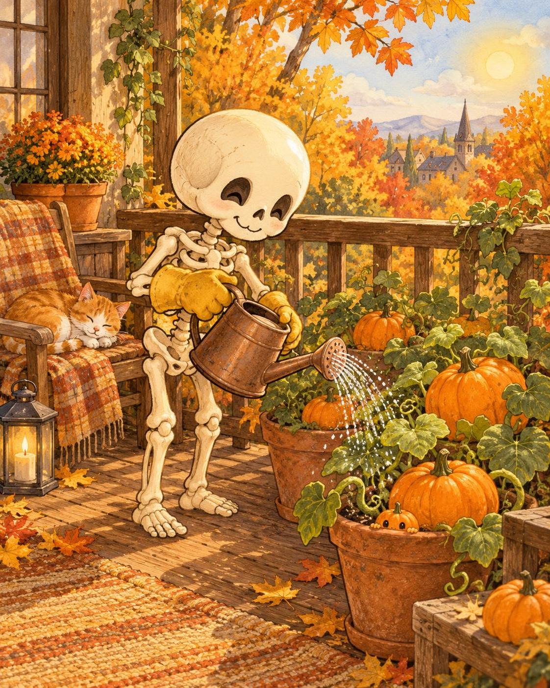 Halloween, but cozy. ยท ๅพ็ 2