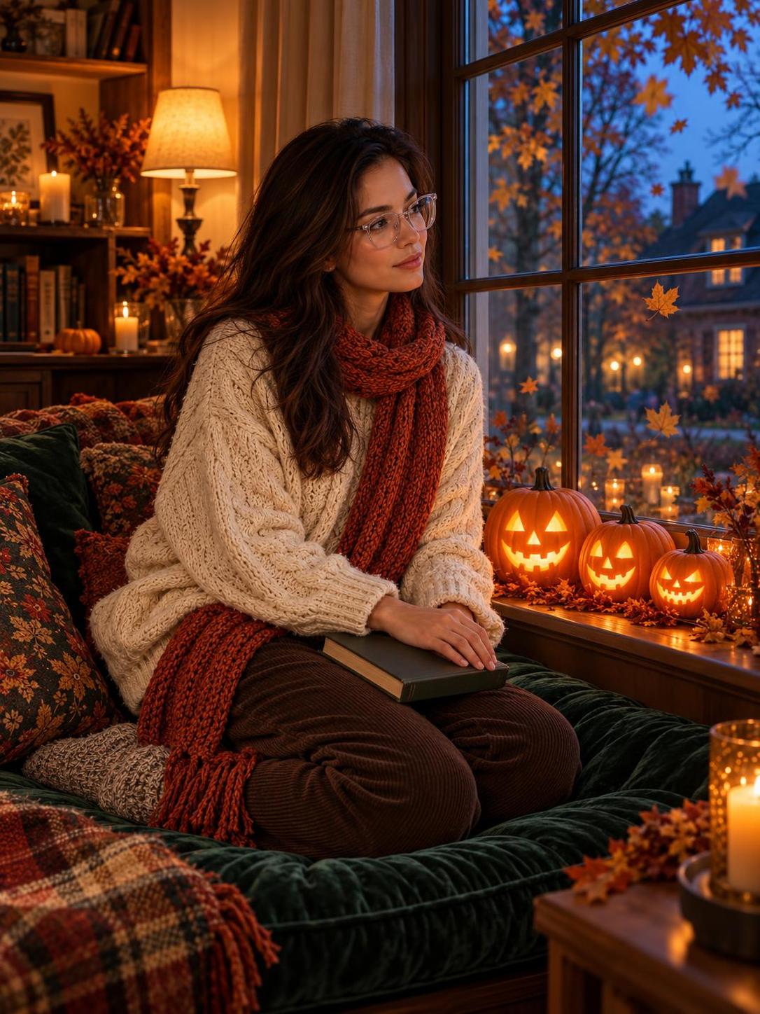 Halloween eve, and she never left the reading nook. · 图片 2