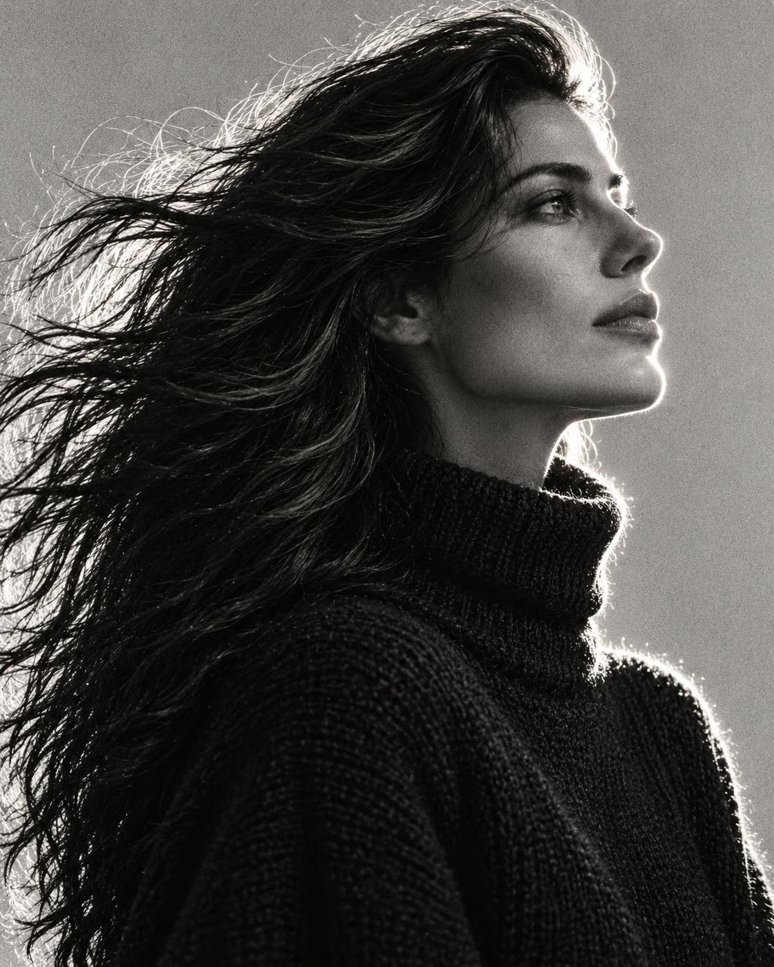 Black and white, all four frames, and not one of them breaks the mood. · 图片 2