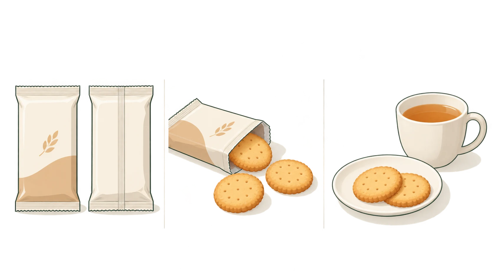 AI生成的主题示意图：Food product photography：拍清包装、真实份量与食用场景